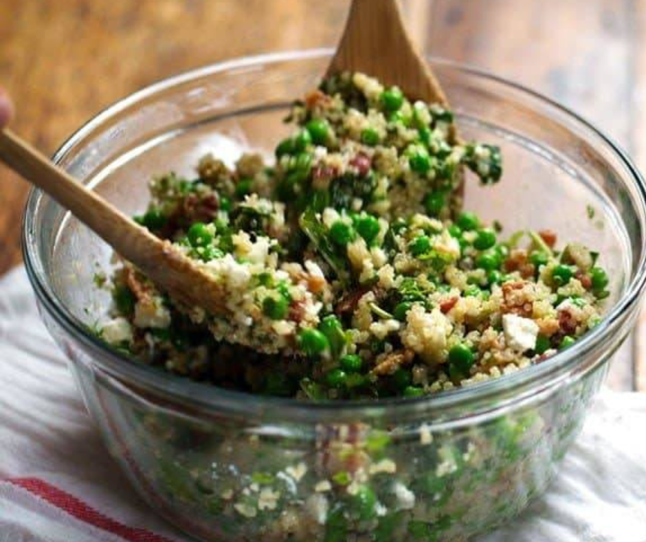 Spring Salad with Raw Honey & Lemon Dressing