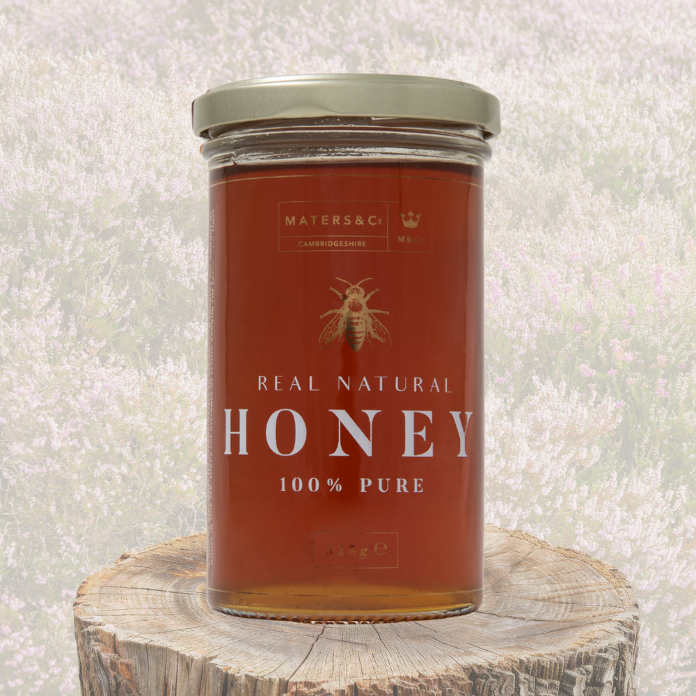 Maters and Co Raw Scottish Heather Honey Jar - TA 13+ Lab Tested