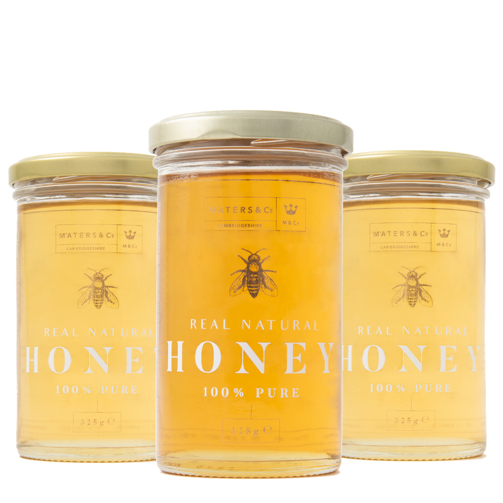 The Cambridgeshire Honey Collection (3x 325g Jars) - Maters & Co