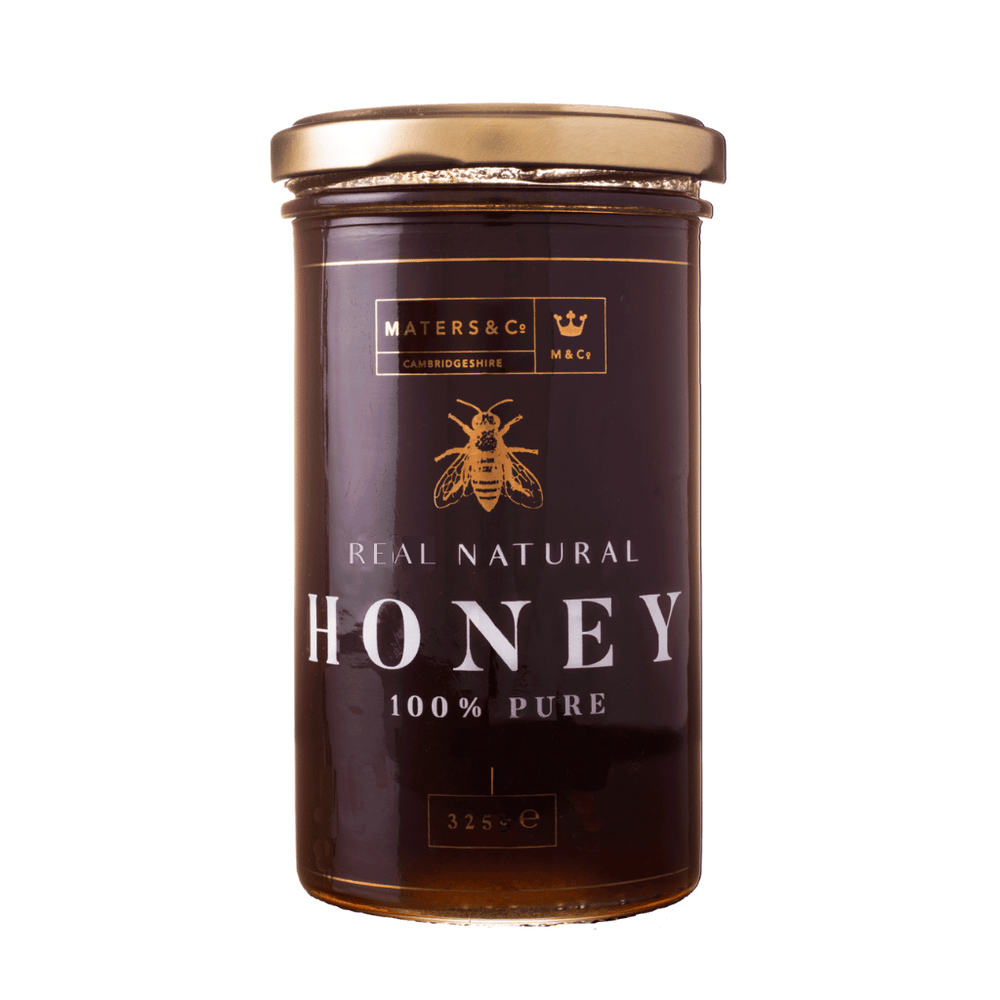 Pure Black Seed Honey 325g jar (Non-infused) - Maters & Co