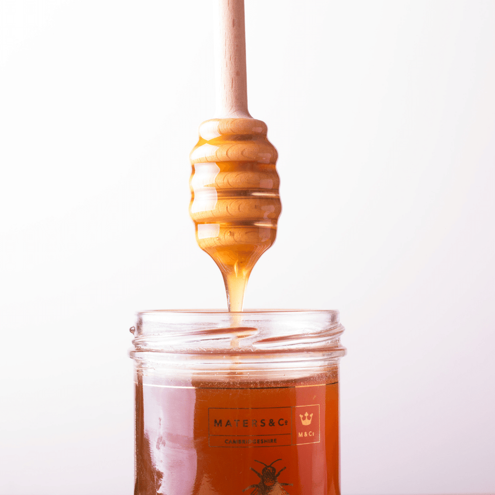 Solid Beech Wooden Honey Dipper - Maters & Co
